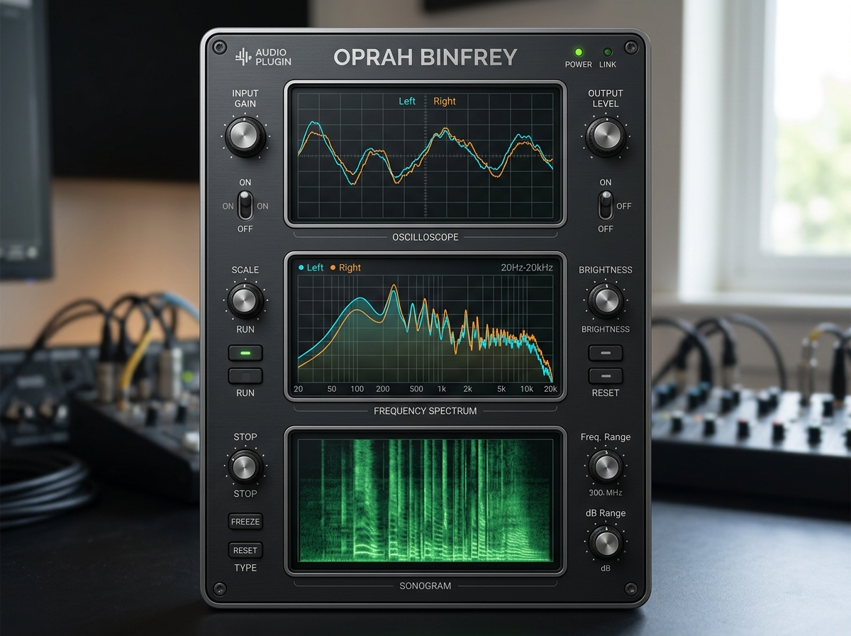Oprah Binfrey Visualizer Interface Mockup